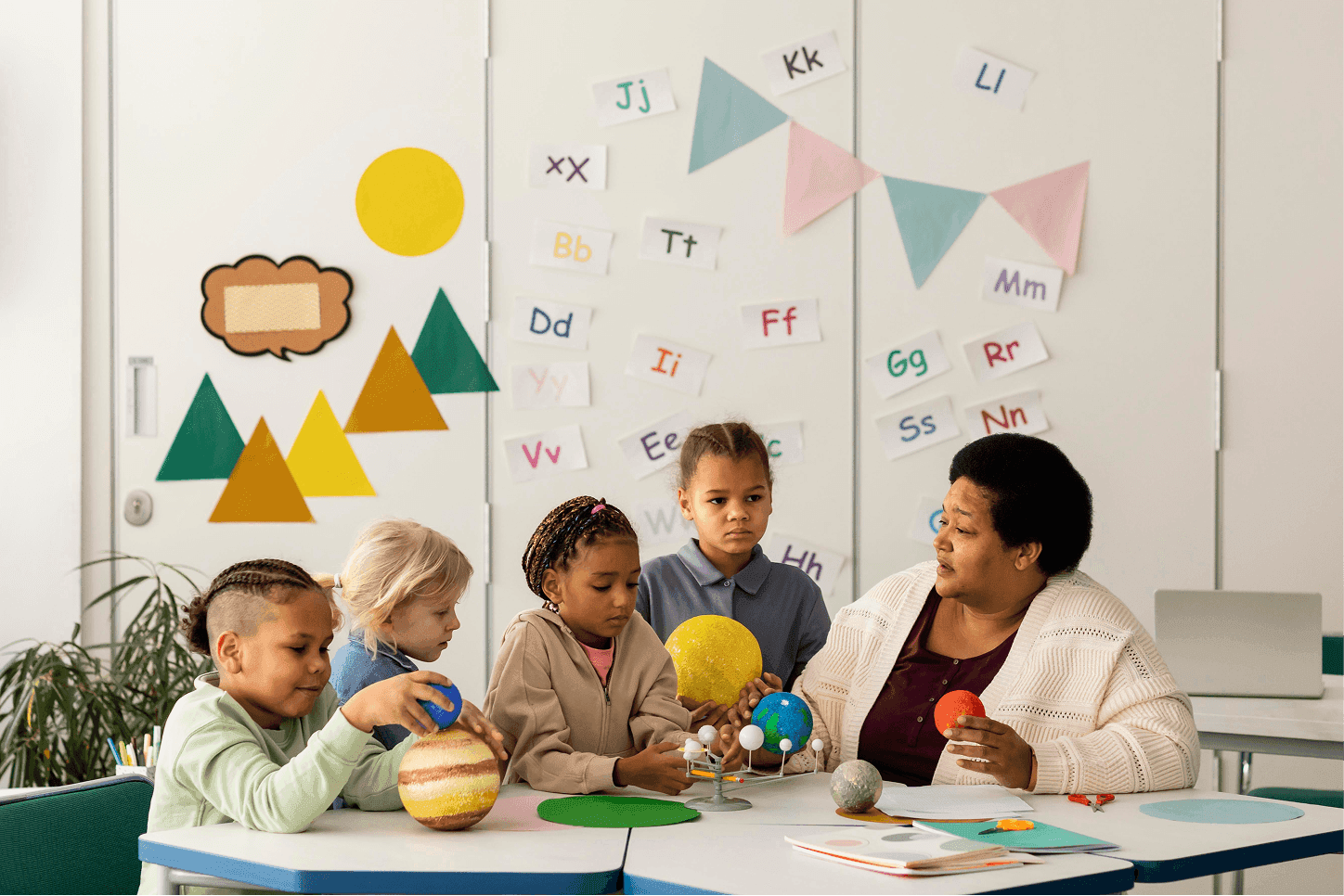 Students in classroom